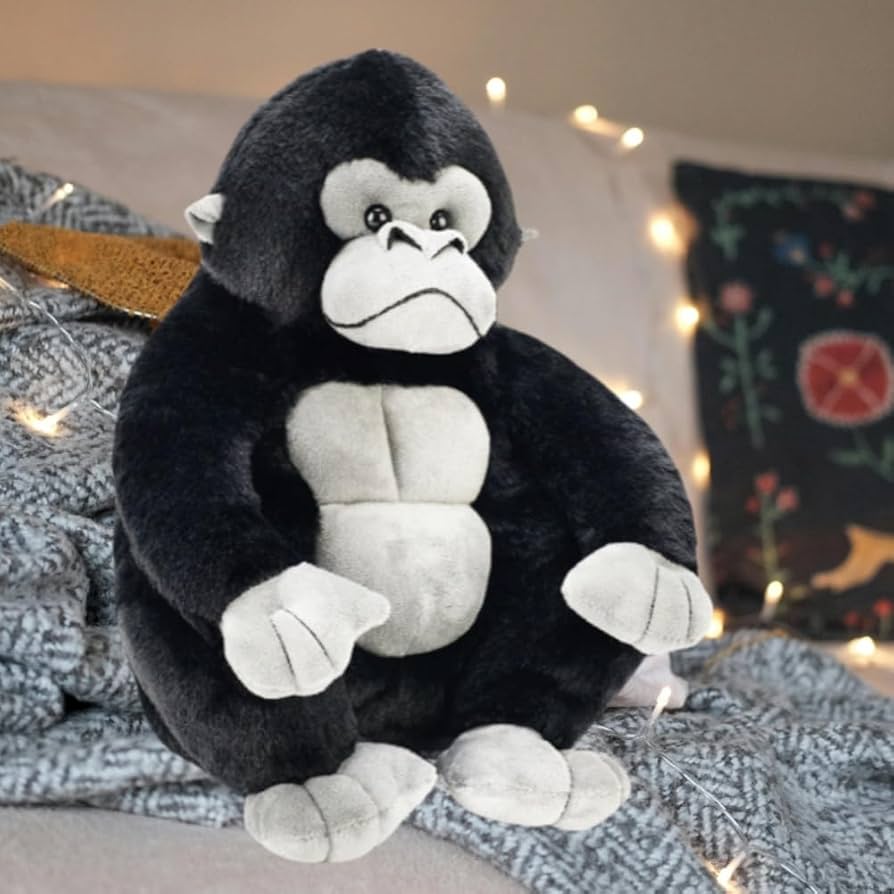 stuffed animalぬいぐるみゴリラ16cmブラックBK